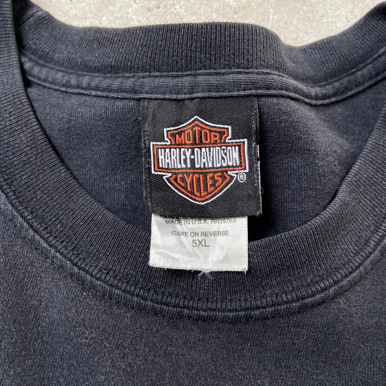 00年代 USA製 Harley-Davidson ハーレーダビッドソン 両面プリント