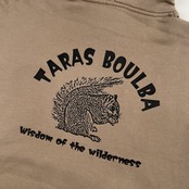 TARAS BOULBA タラスブルバ バックプリント 裏起毛 スウェット パーカー サイズ M /ベージュ