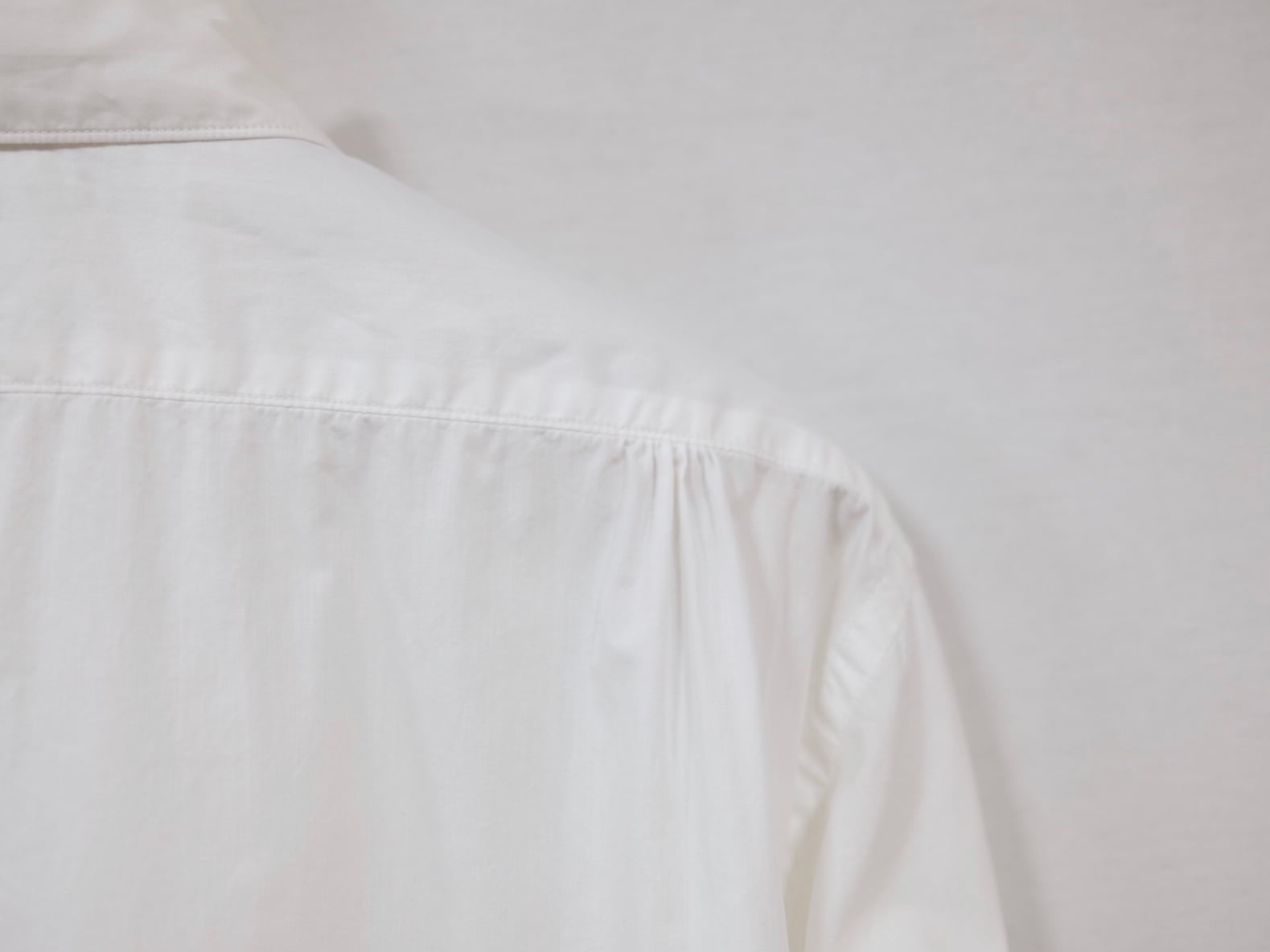 CIOTA “ スビンコットンタイプライターレギュラーカラーシャツ” WHITE