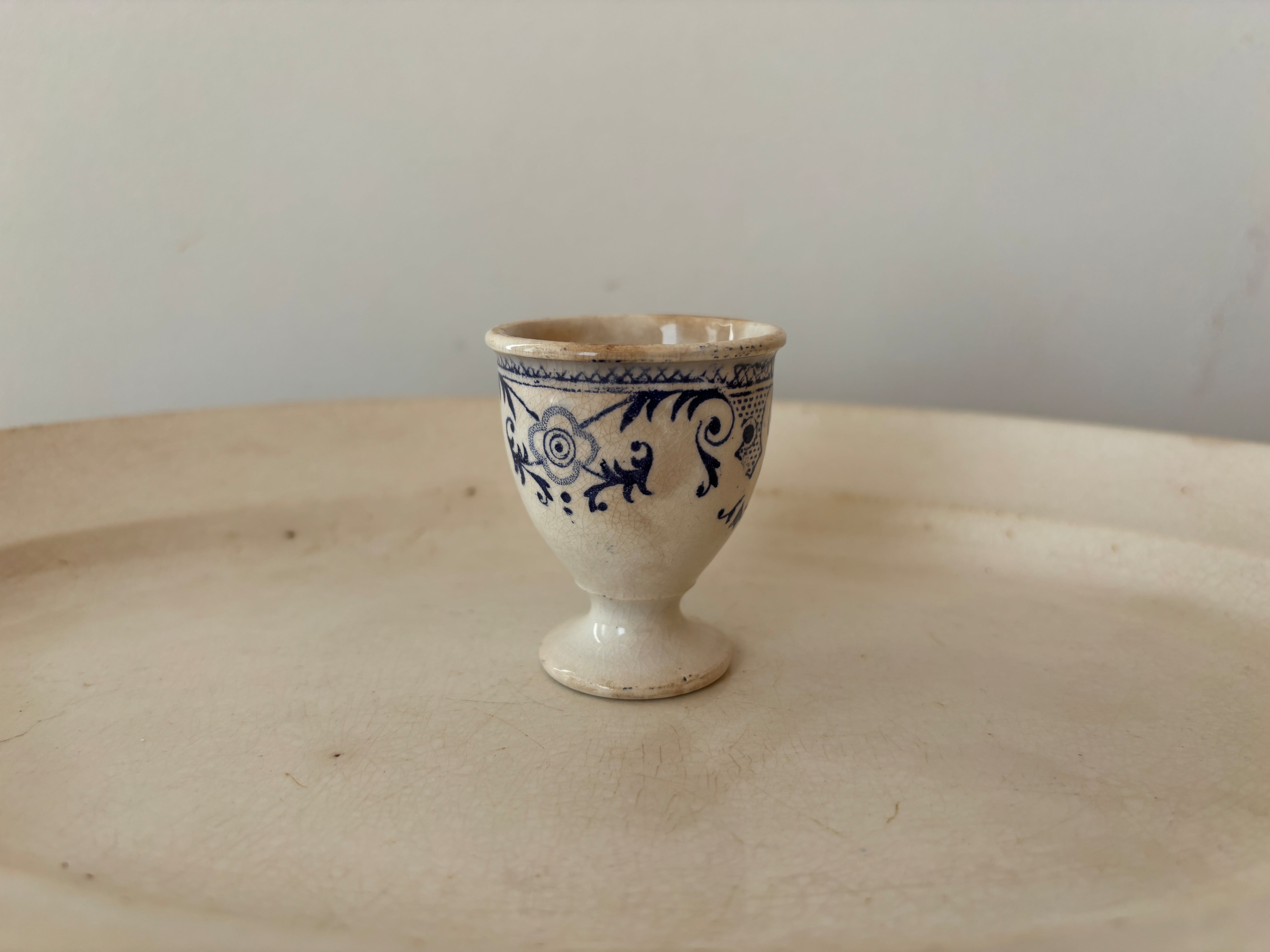 【L】Creil et Montereau クレイユモントロー エッグスタンド エッグカップ