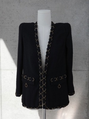 【R.Vintage】CHANEL シャネル  ココライン ノーカラージャケット
