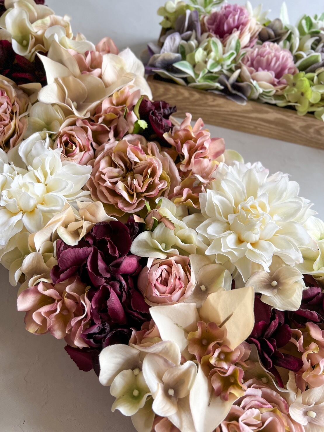 オーダー受付中！クラフトフラワーミニリース　ガーベラ オーダー受付中！クラフトフラワーミニリースガーベラ