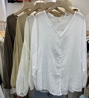 ナチュラルスキッパーブラウス AJ-2205-692