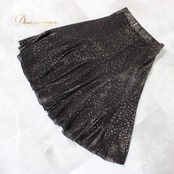 社交ダンス 衣装 スタンダード スカート レッスンウェア 女性用 レディース オールシーズン 黒 ブラック系 ラメ キラキラ シンプル 練習着 フレアスカート ダンス用衣装 練習用スカート レッスン着 日本製 おしゃれ デザイン 美しい 柔らかい 伸縮性 かわいい リーズナブル メンテナンス簡単 上品 おすすめ