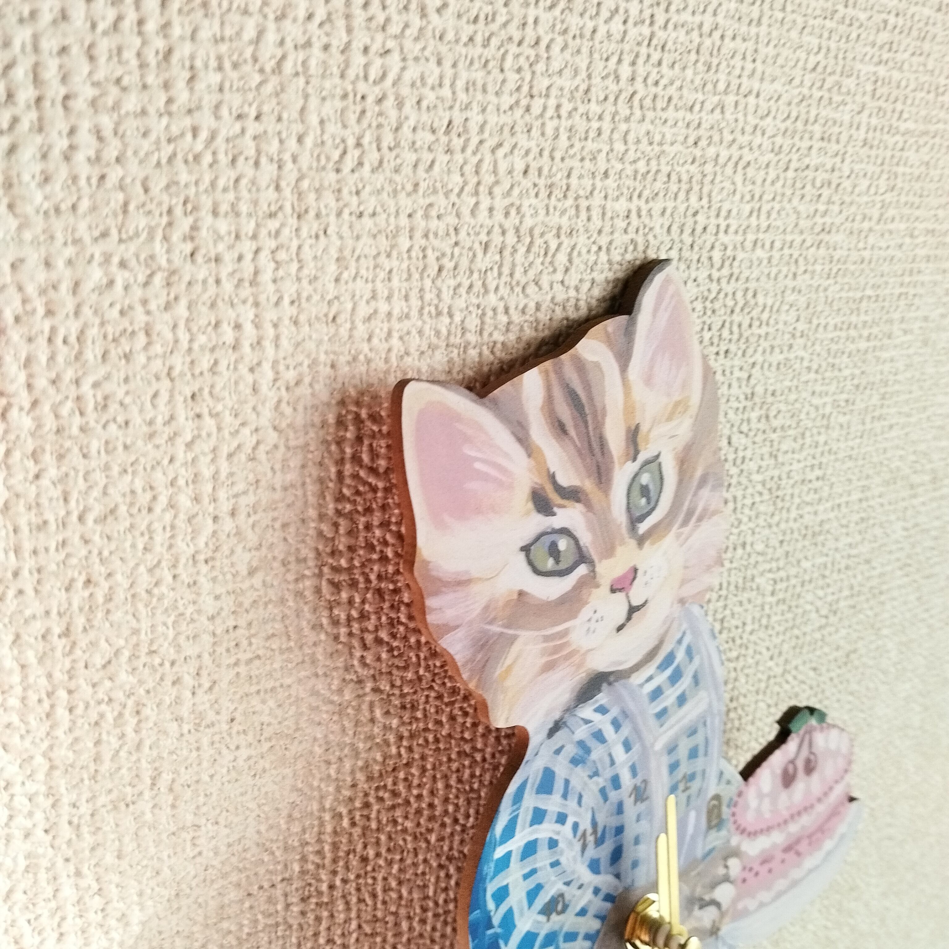ナタリーレテnathalie lete blue eye cat 時計 | kizzifabric