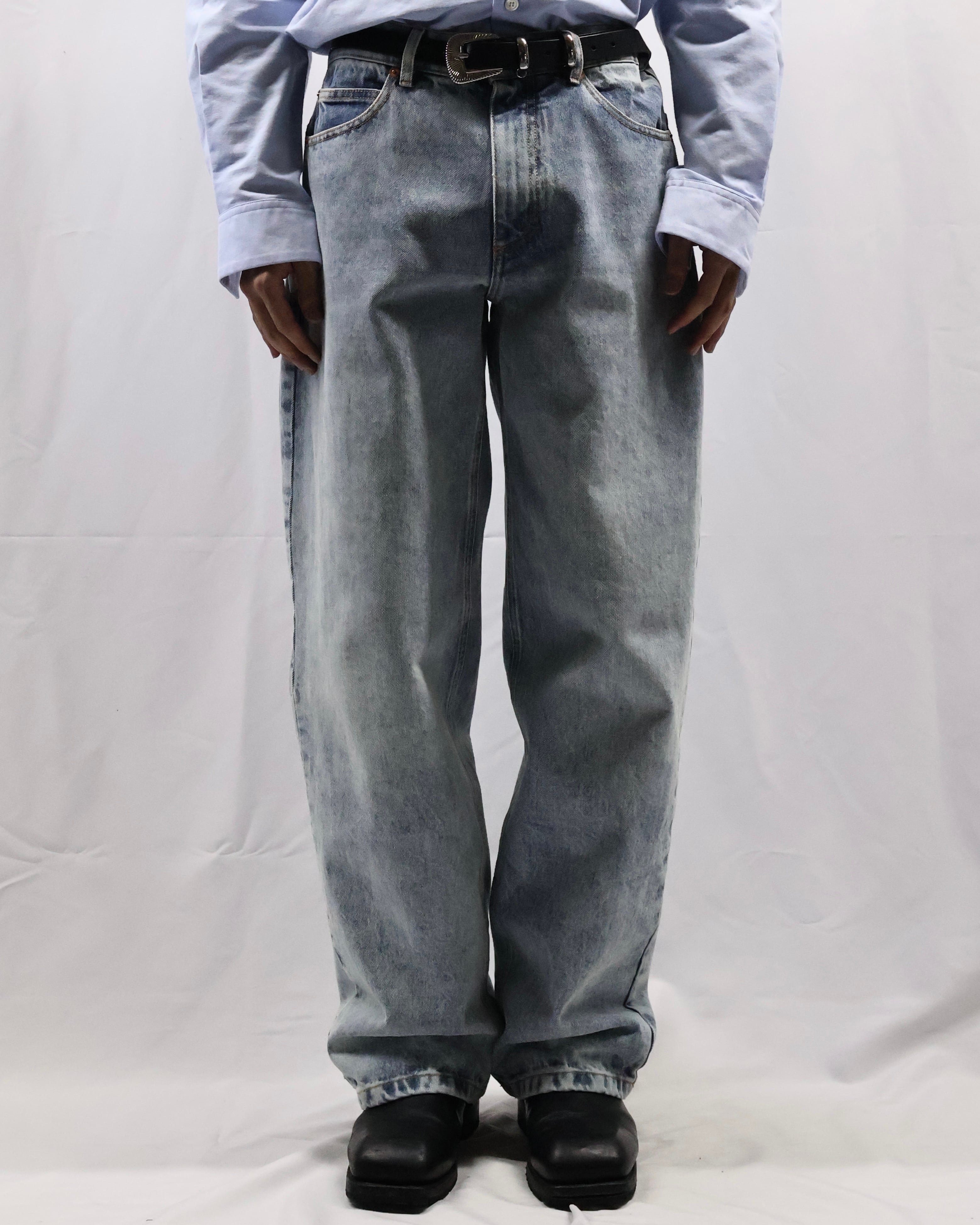 26SS/ROLD SKOV】wide cloud denim | blendmarket