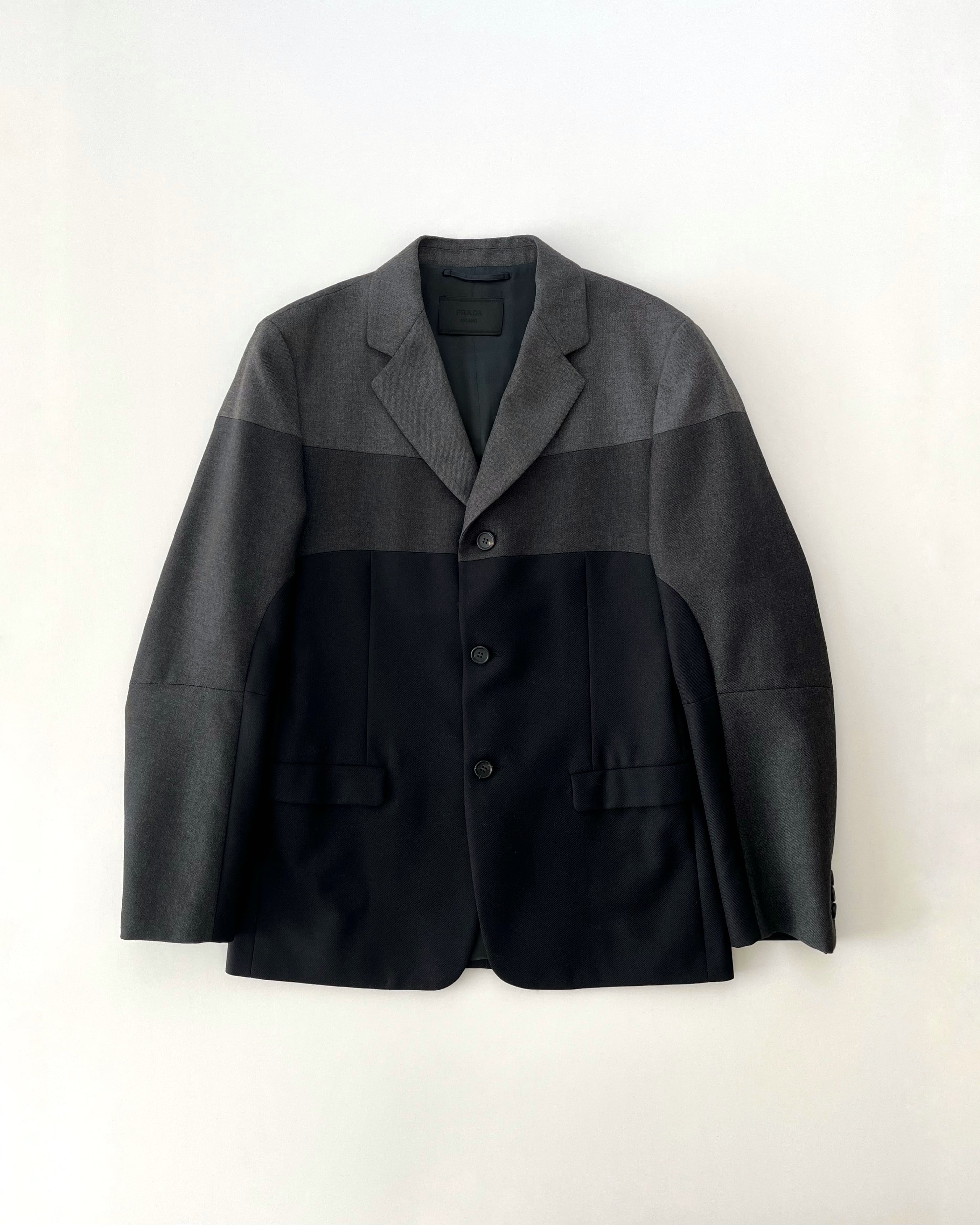 SO by alexander van slobbe Leather Blazer | GREY