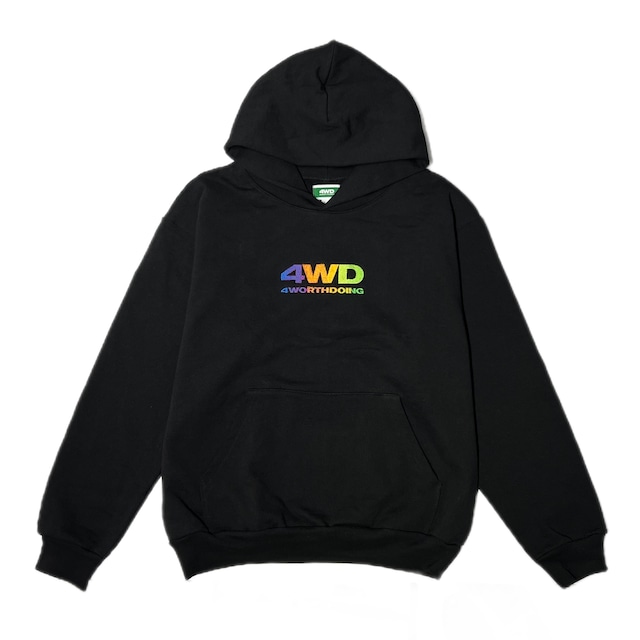 4 WORTH DOING / GRADIENT HEAVY WEIGHT HOODIE