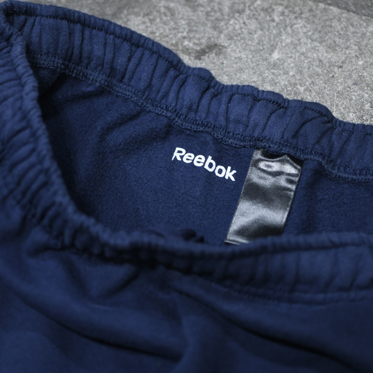 Reebok print wide sweat pants