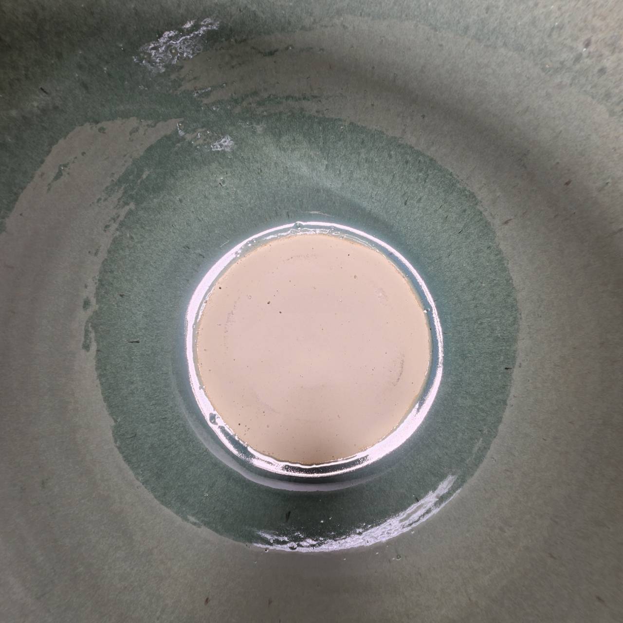 水鉢　【灰釉】睡蓮鉢　メダカ鉢　飼育　陶器 灰釉千段水鉢 15号／睡蓮鉢（信楽焼き・陶器・水鉢・めだか鉢・メダカ