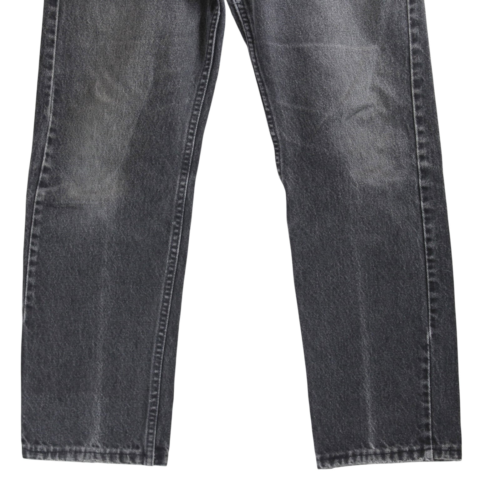 90s Levi's 505-2891 カスリ柄パンツ　希少 90s Levi's 505 Black Denim Pants 90年代 リーバイス 505 後染め