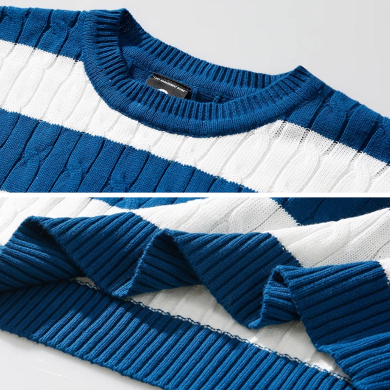 マリンボーダーニットTシャツ　0605