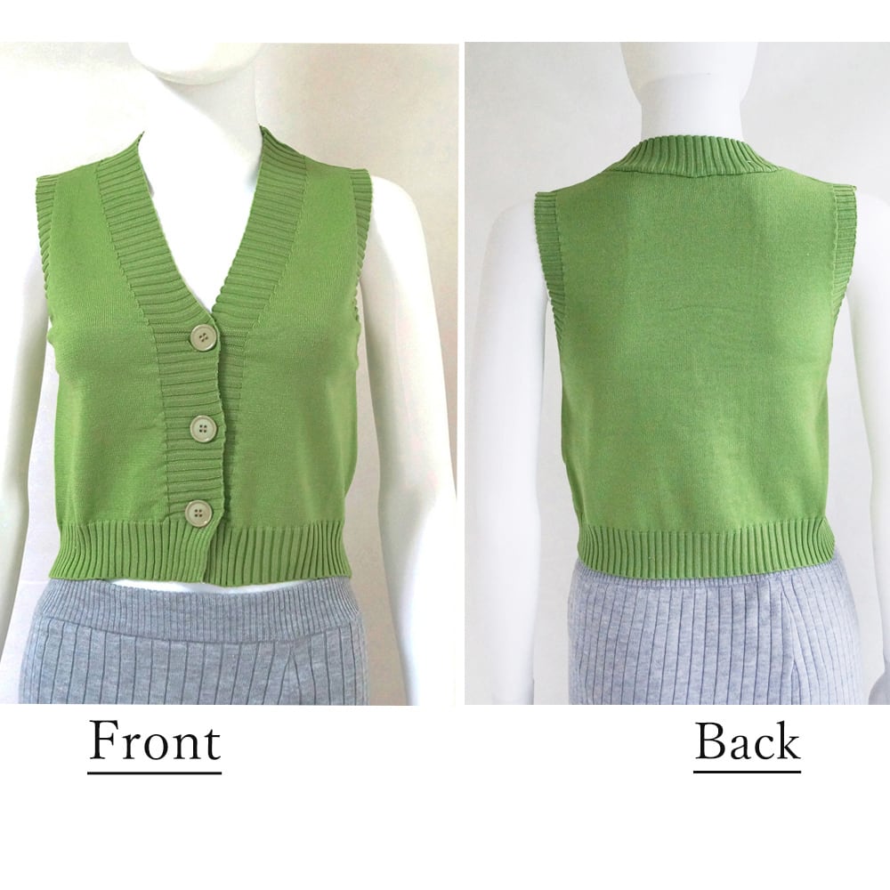 ニット ベスト レディース 春秋冬 きれいめ おしゃれ 大人 重ね着 かわいい カジュアル レイヤード ショート丈 大人可愛い 大人女子