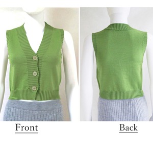 ニット ベスト レディース 春秋冬 きれいめ おしゃれ 大人 重ね着 かわいい カジュアル レイヤード ショート丈 大人可愛い 大人女子
