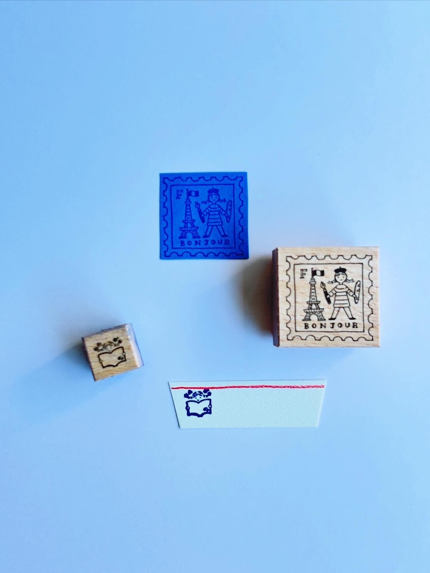 France 旅する切手スタンプ | Papier,crayon par Kayo Sugesawa