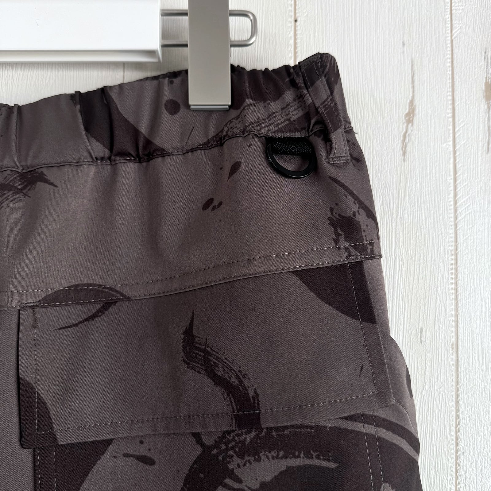 メンズウェア 8G SHOOT CALLIGRAPHY PATTERN S/S PISTE CALLIGRAPHY PATTERN SHORT PANTS -GRAY- | 8G SHOOT WEBSTORE