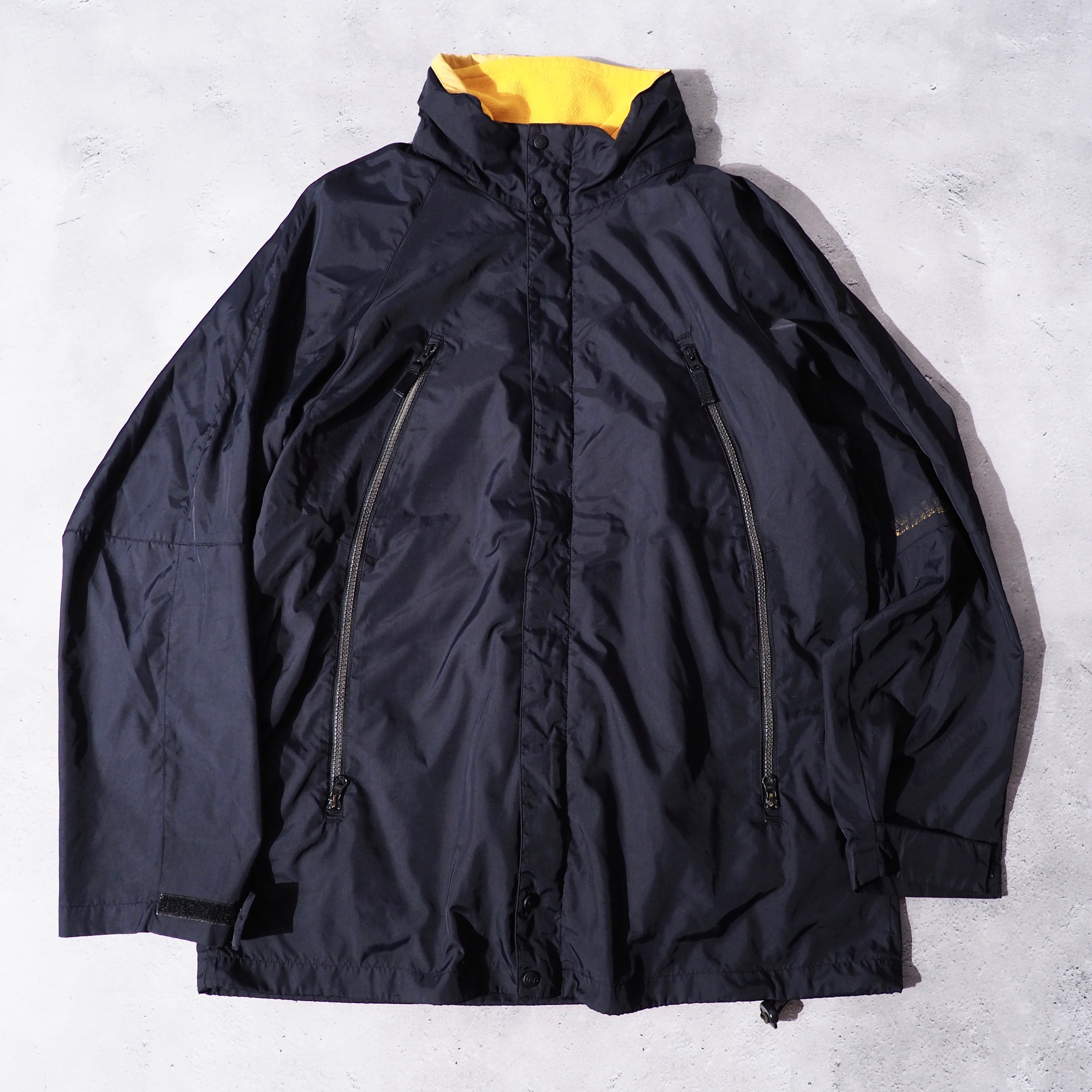 1990s ” NAUTICA competition ” Diagonal zip Technical High neck 2 - way jacket