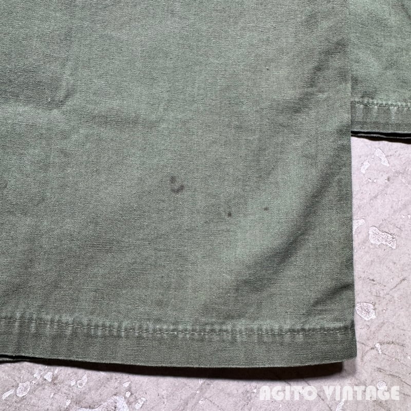 60's~ U.S.ARMY コットンポプリンユーティリティージャケット 筒袖
