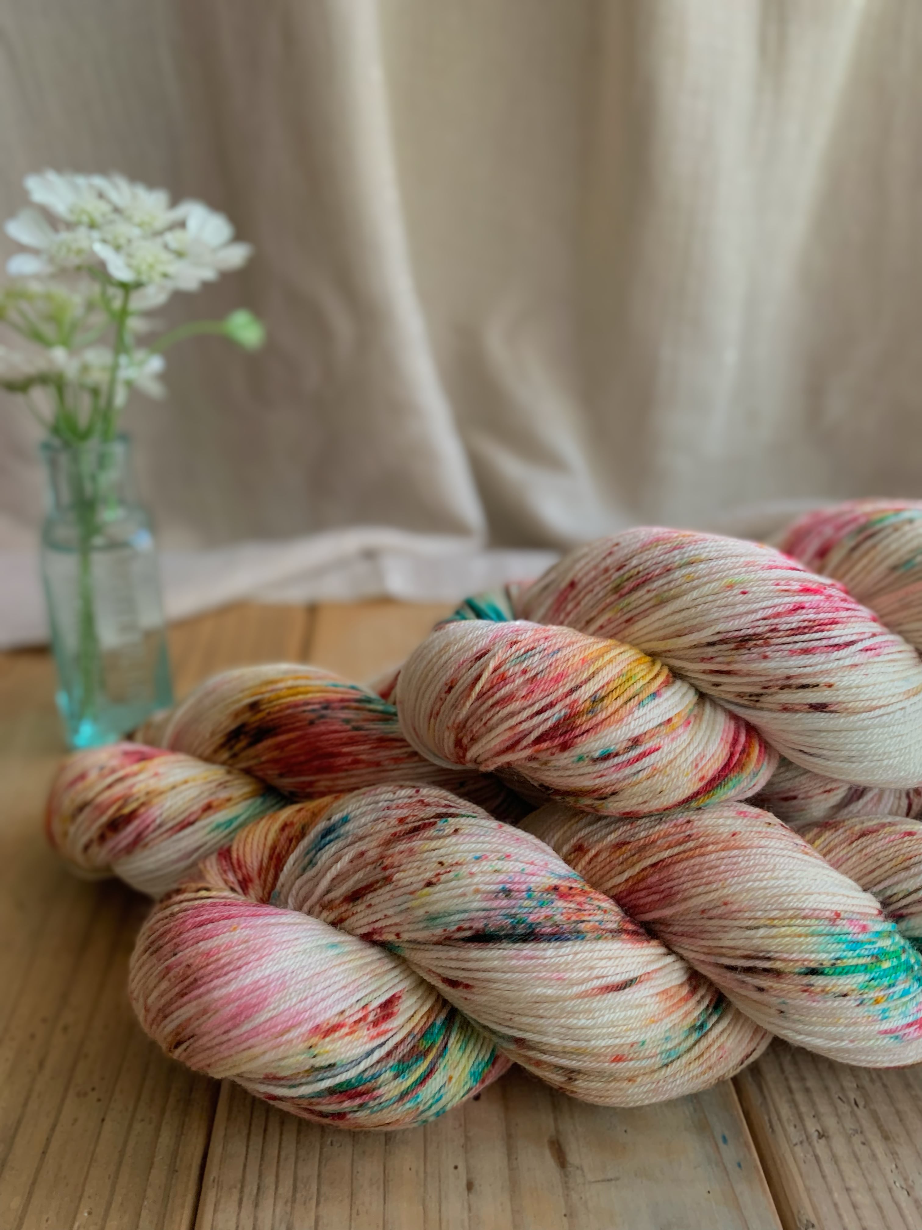 受注販売】Sock Love「ニャンドゥティ」手染め毛糸 | Tamayura yarn