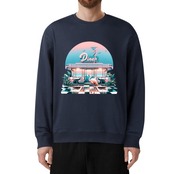 Front & Back Printing Unisex Cotton Sweatshirt Retro 4611