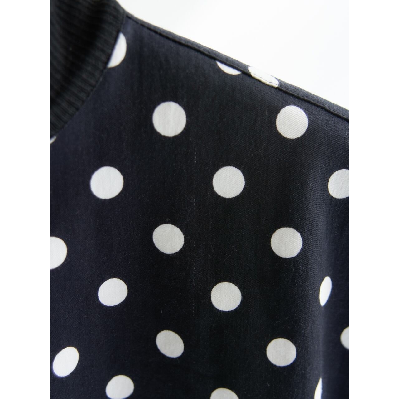 【Gianni Versace】Made in Italy Viscose-Nylon-Acrylic Dot Pullover(ジャンニヴェルサーチ イタリア製 ドット柄ストレッチプルオーバー)