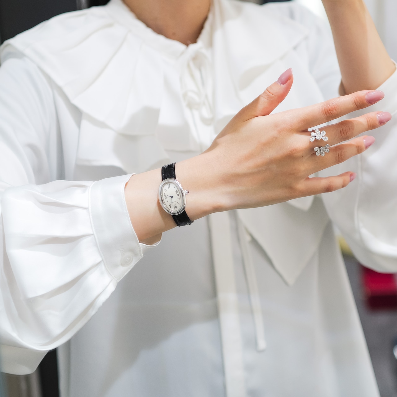 カルティエ ベニュワール SM WG レザー