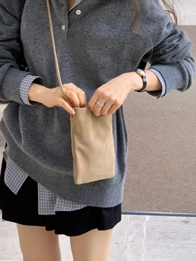 (OUNCE) Italy square bag / 2color