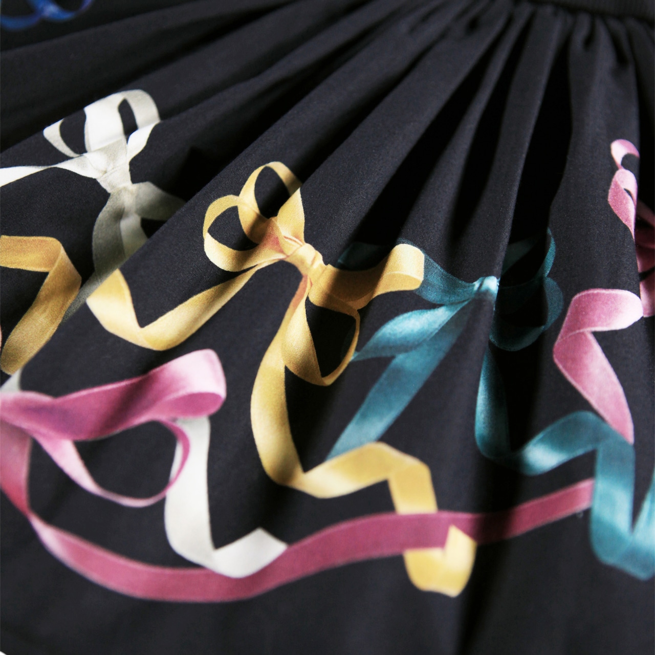 ＜MOLO＞リボンプリント ワンピース Candi Dress(Silk Ribbons) - 4