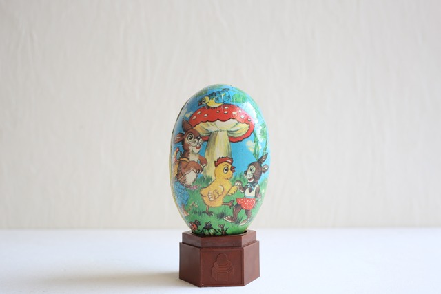 フランス ヴィンテージ 復活祭 イースターエッグ ペーパーボックス (大) N-03759②