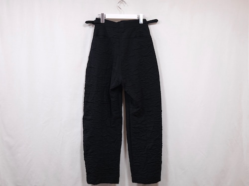 pelleq” double weave trimmed trousers“ black