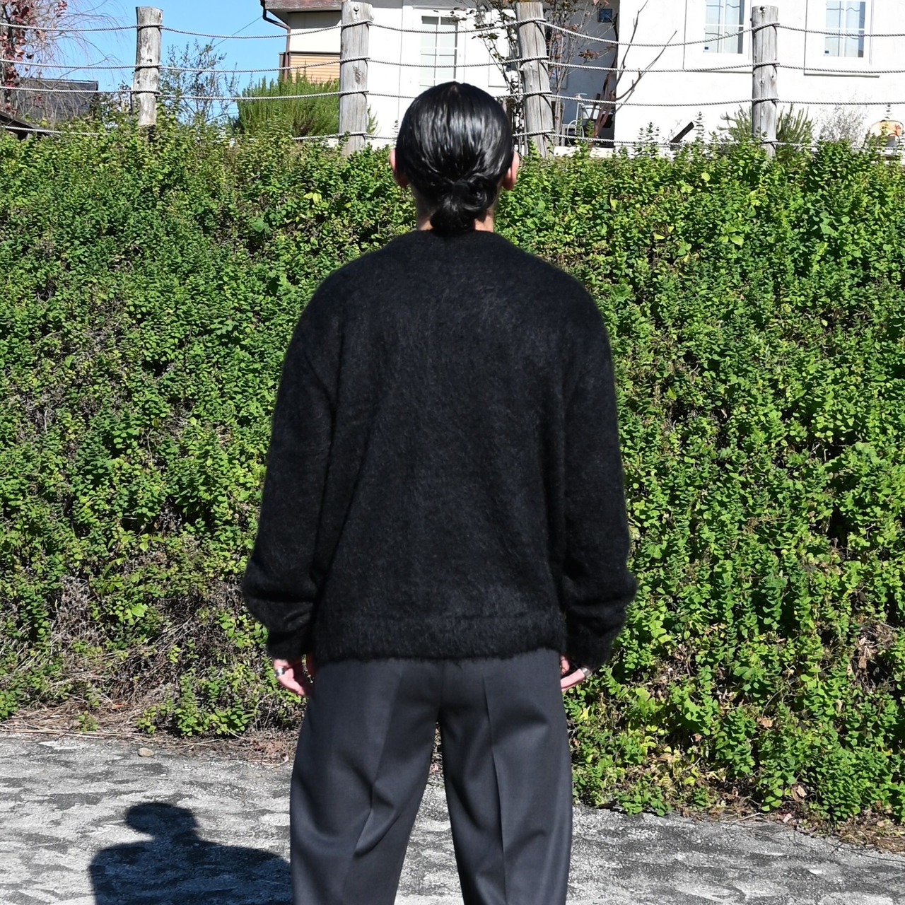 INTERIM /  KID MOHAIR ALPACA SHAGGY CREW SWEATER