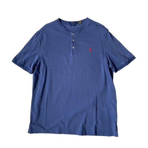 “00s POLO RALPH LAUREN” henry neck tee