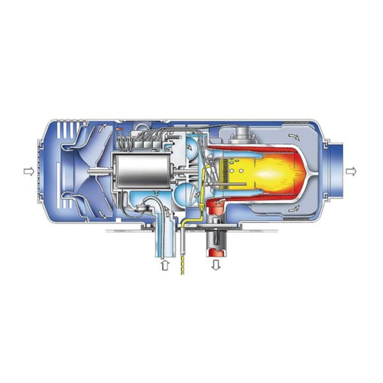 Formosa Japan 5KW 24V 軽油（灯油） ディーゼル車用 エア パーキング ヒーター（船舶、トラック、バン、キャンピングカー、バス等）