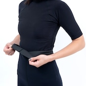 AIR SKIN(エアースキン)ブラックメタリックス ショートパンツ レディース