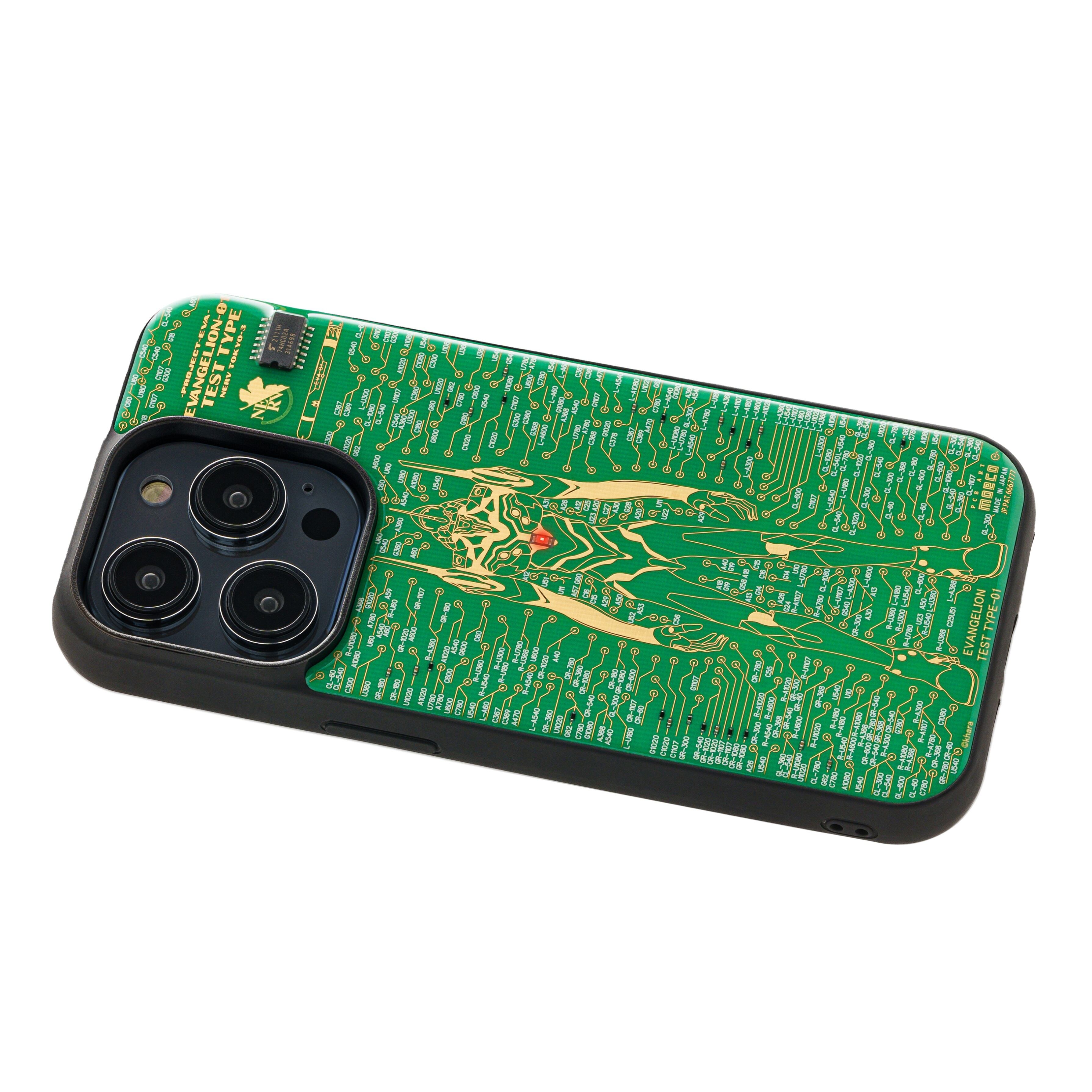 FLASH EVA01 基板アート iPhone 14 Pro ケース | PCB ART moeco