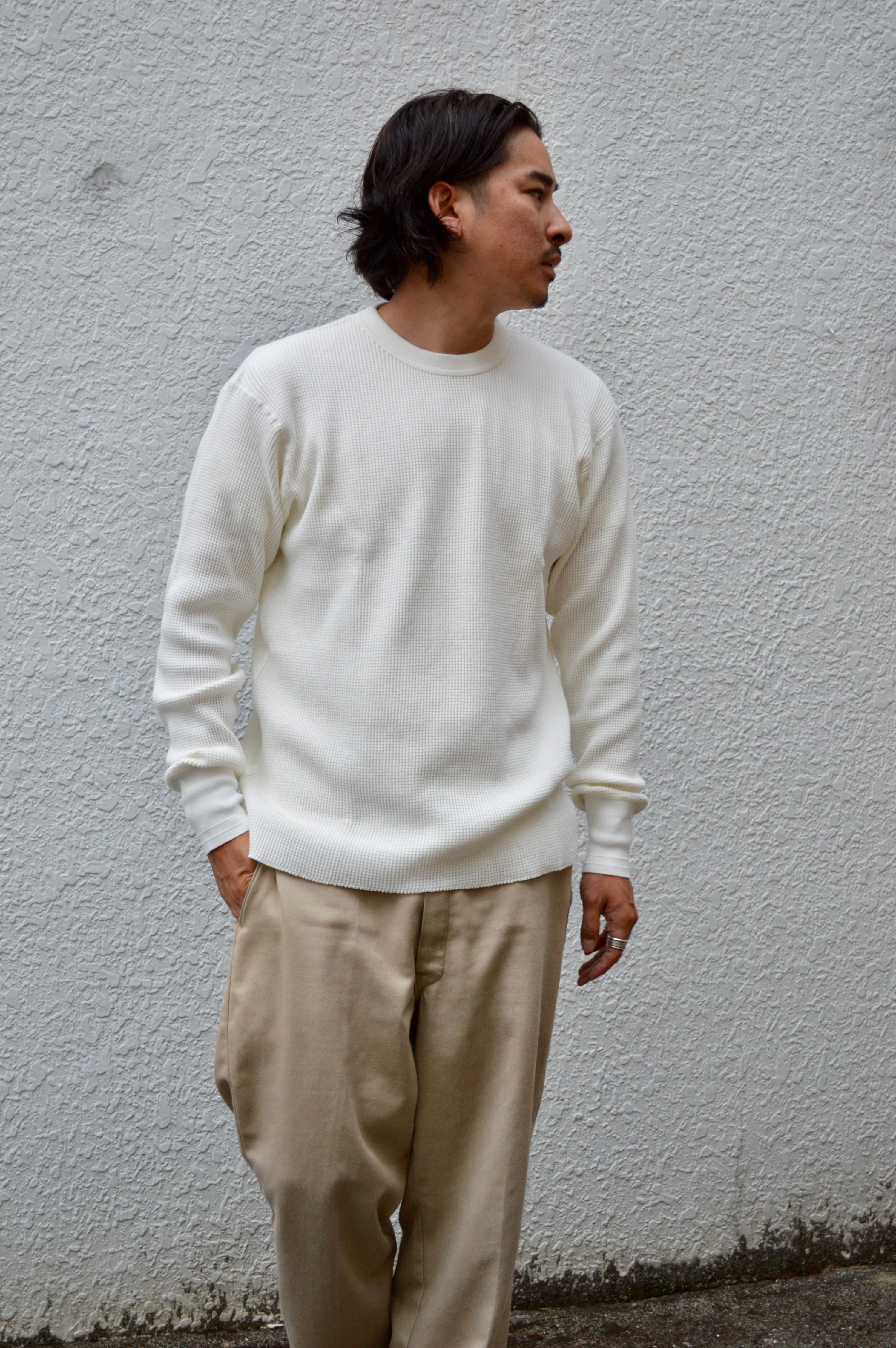 Healthknit 60s Reproduct Thermal King Waffle Crew Vintage Pack