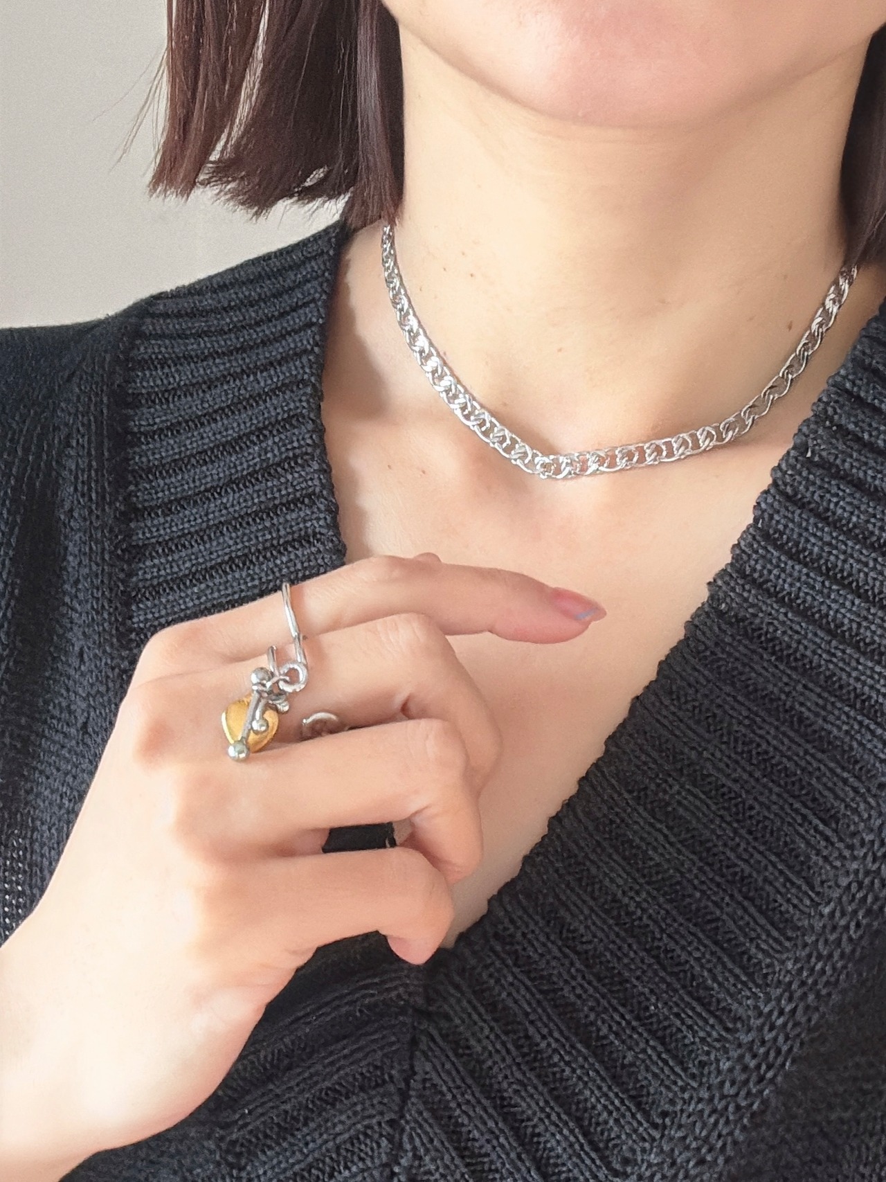チェーンチョーカーネックレス