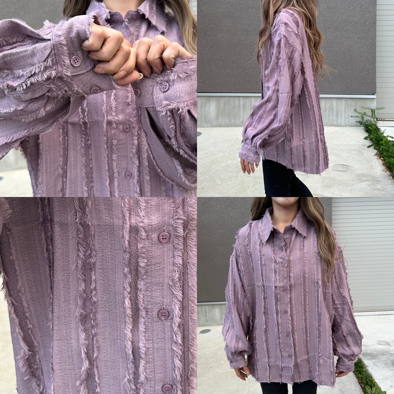 jaguard fringe lose SH／purple
