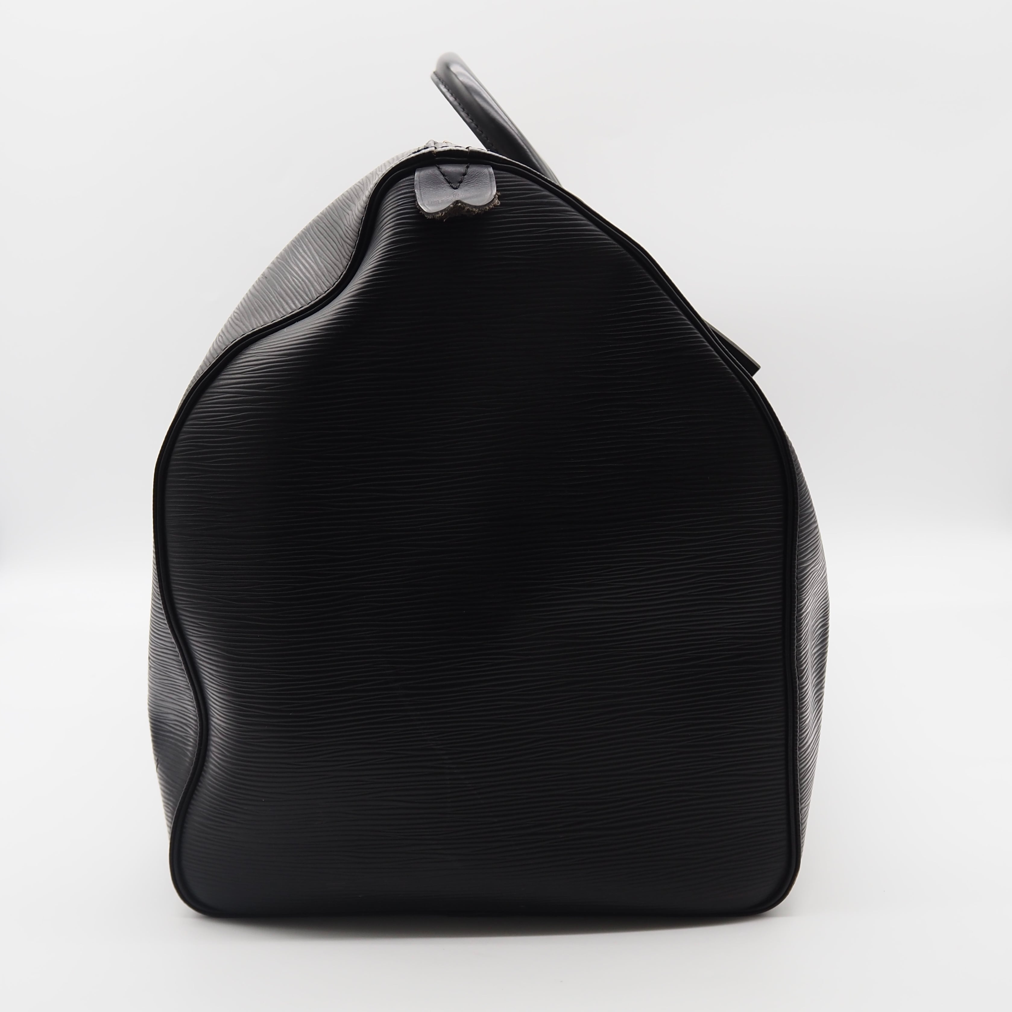 Louis Vuitton エピ ノワール キーポル 50 ボストンバッグ ブラック