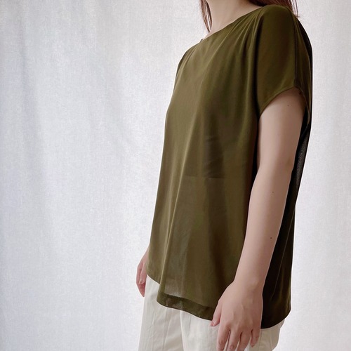 シアーノースリーブ (olive green)