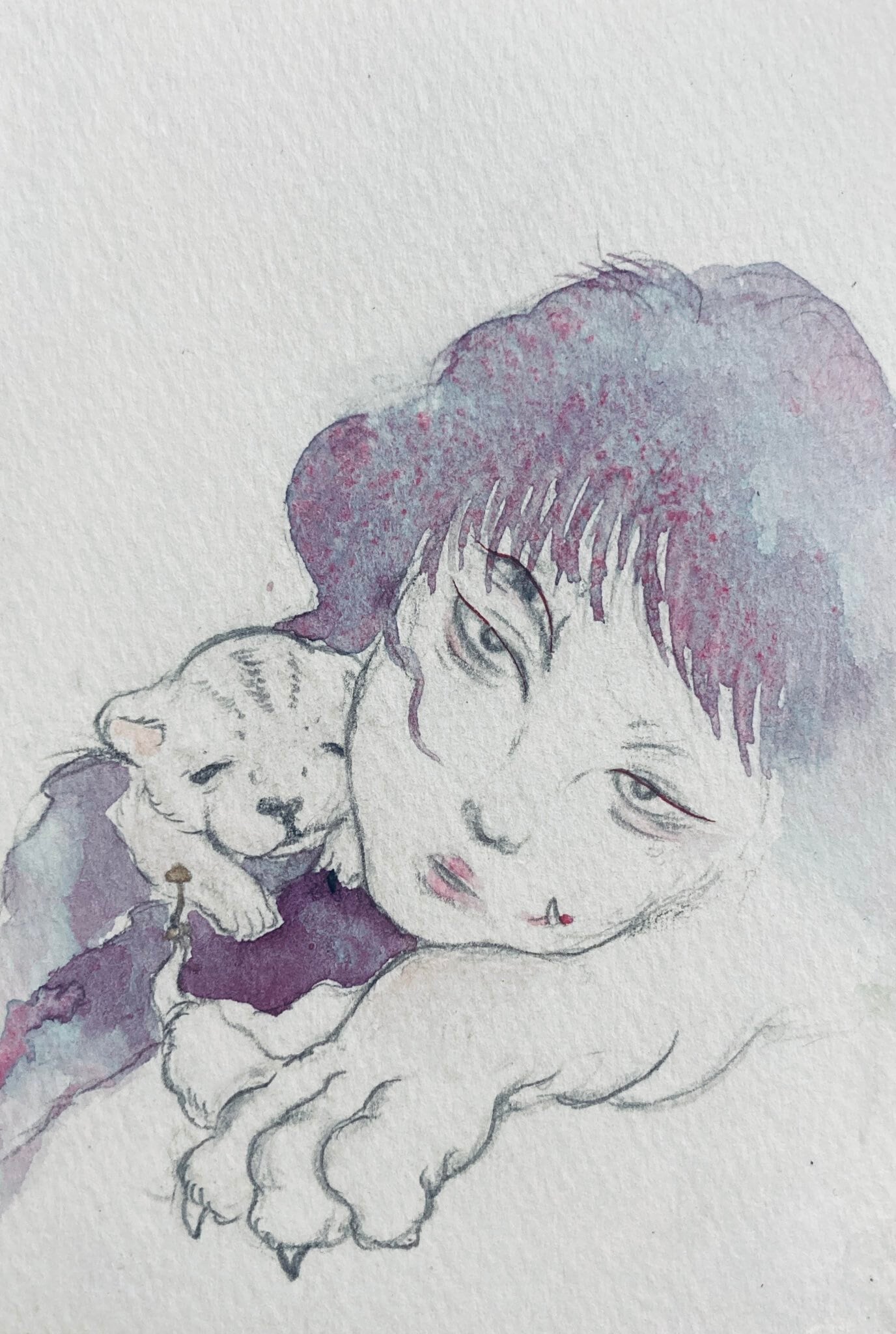 【アート作品】 「終わりとはじまり」鉛筆画 鉛筆ドローイング（鉛筆画） – 静岡朝日テレビカルチャー