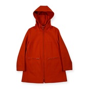 TOMORROWLAND トゥモローランド カシミヤ混 フード メルトン ジャケット サイズ 38 /オレンジ