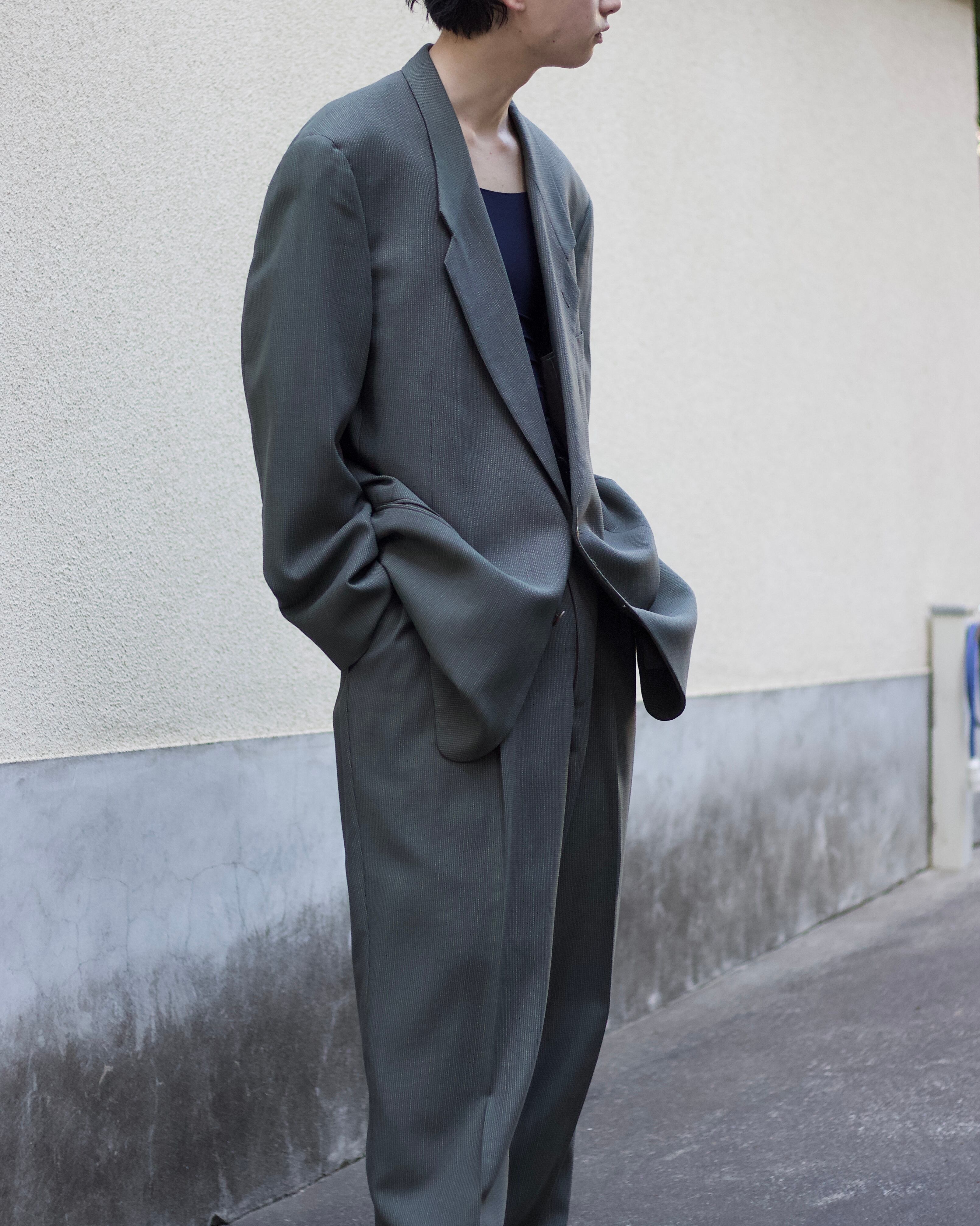 90s 美品 Giorgio Armani バージンウール セットアップ 1990s GIORGIO ARMANI vintage tailored set up 【OT-20130】 | cv