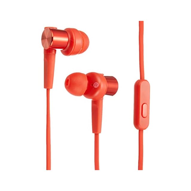 ソニー 有線イヤホン 重低音モデル MDR-XB55 : カナル型 レッド MDR
