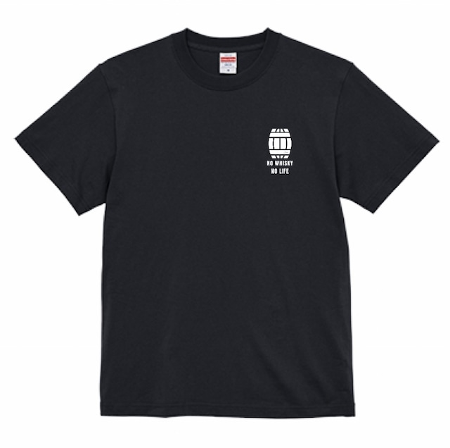 【数量限定】ワンポイント樽ロゴTシャツ【ブラック】