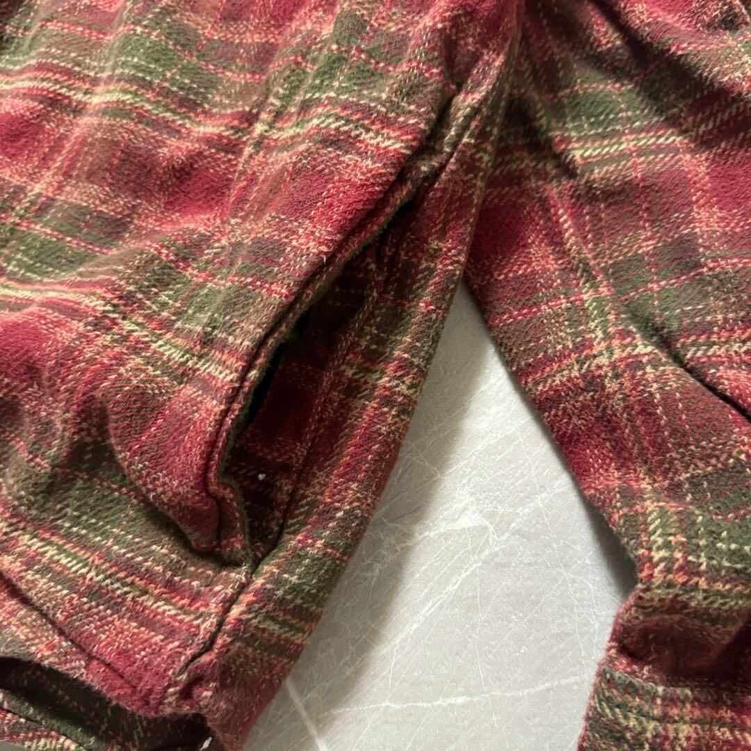 Orvis 90s Flannel Shirt L Size Heavy Flannel Check Pattern Orvis 90s Flannel Shirt L Size Heavy Flannel Check Pattern