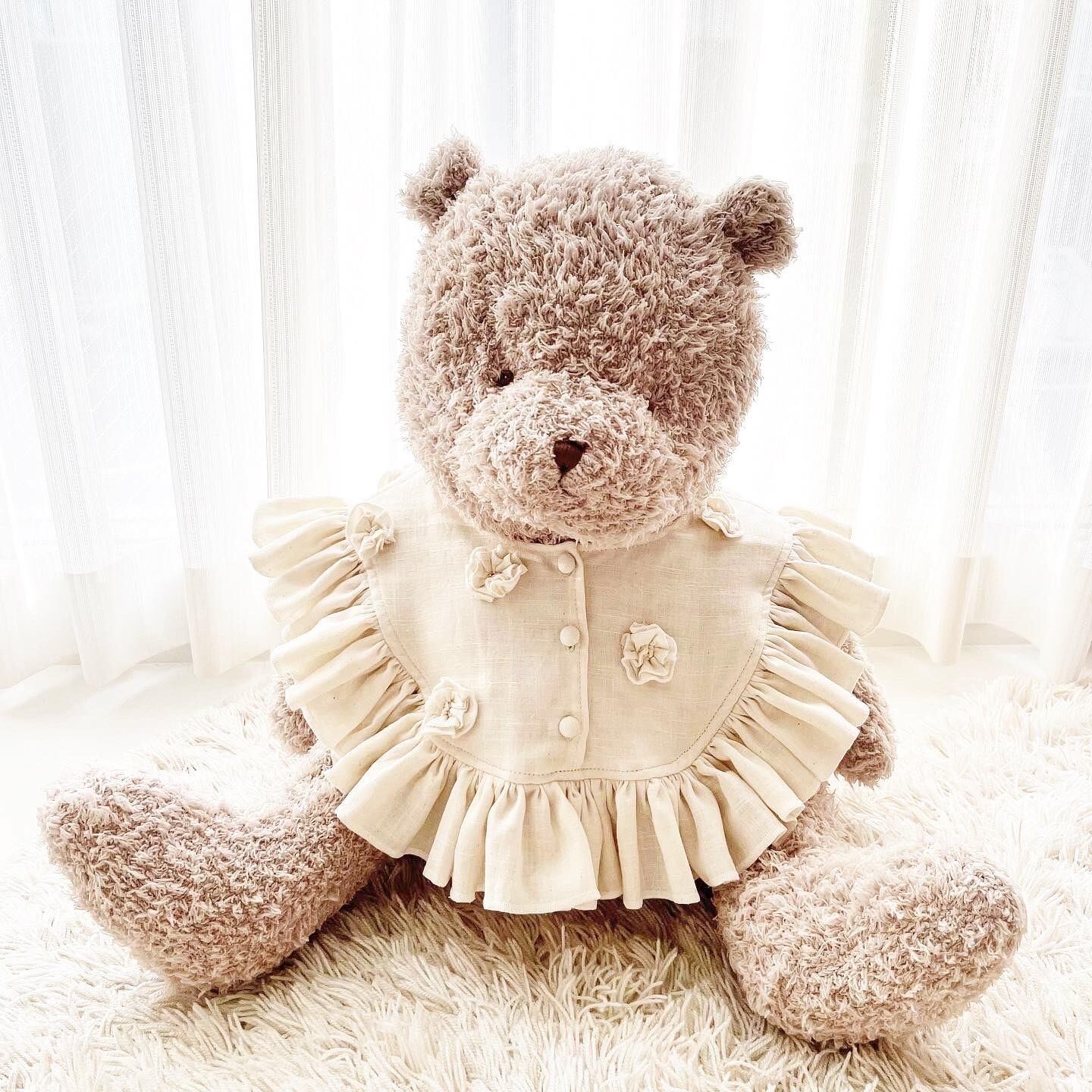 ◯ round frill pillow つけ襟 ◯ yuka haseyama | yuka haseyama