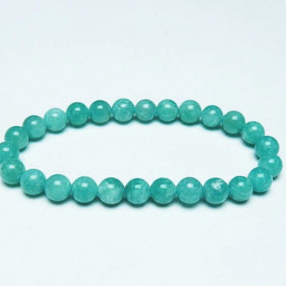 アマゾナイト ブレスレット 7mm 一点物 メール便可 [M便 1/10] 111-47738