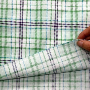 TB519◆2m◆M◆訳あり◆綿100%シャーティング生地◆タータンチェック