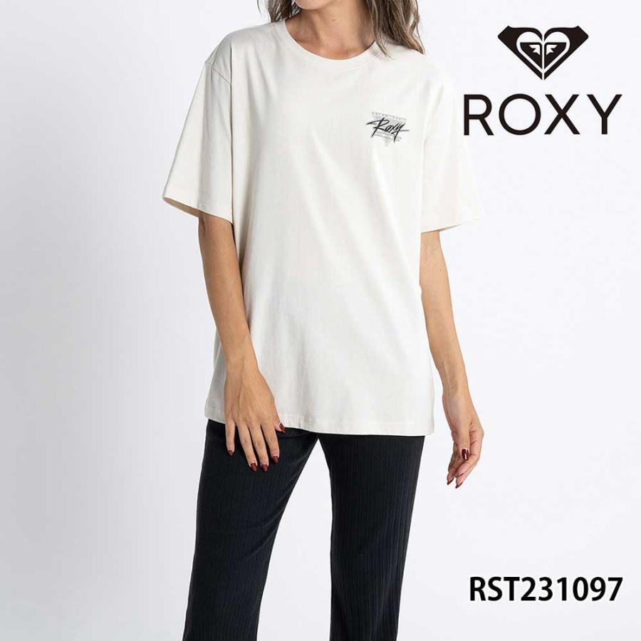 RST231097 ロキシー Tシャツ レディース 通販 新作 人気 女性 おしゃれ かわいい プール ギフト プレゼント アウトドア バックプリント  白 半袖 M ROXY BEACHDAYS OKINAWA